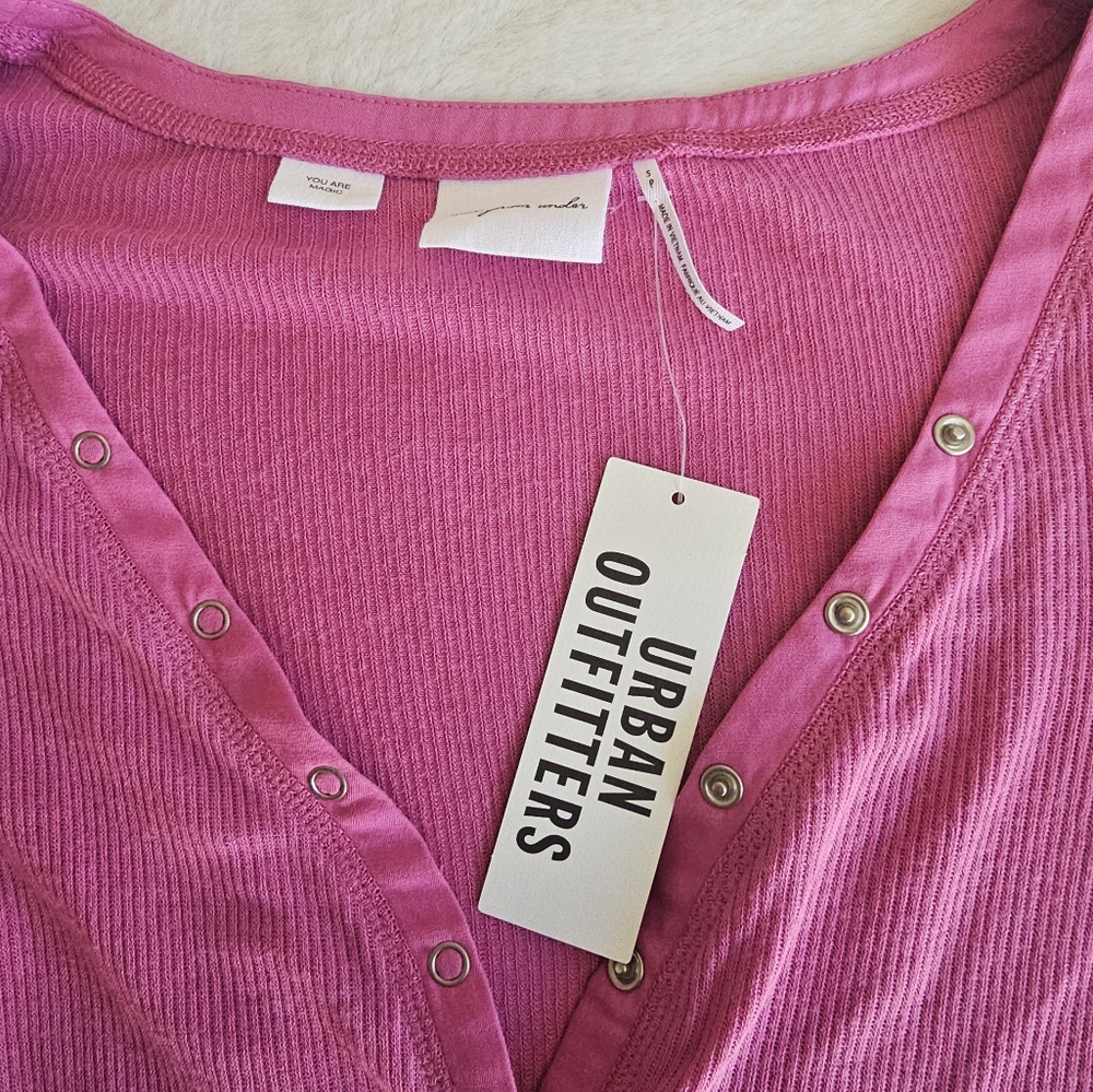 Pink Henley - Picture 3 of 6